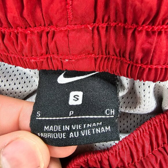 Nike Swim Trunks Shorts Mens Small Drawstring Mesh Lined American Flag‎ Stars - Picture 6 of 9